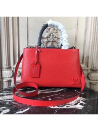 Replica Louis Vuitton KLEBER MM EPI INDIGO M51333 red JH00006Ix48