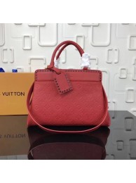 Replica Louis Vuitton mongram empreinte original leather VOSGES M43249 red JH00596Ix48