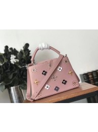 Replica Louis Vuitton mongram flowers BB M54310 pink JH00522eG43
