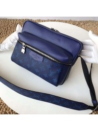 Replica Louis Vuitton Monogram Canvas Messenger PM M43845 blue JH01431bO20