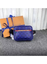 Replica Louis vuitton monogram canvas waist pack SAC CEINTRE PM M42828 blue JH00151yi85