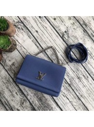 Replica Louis Vuitton Monogram Empreinte LOCKME BB 51200 blue JH00340Oh34
