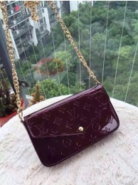 Replica Louis Vuitton Monogram Vernis Mini Bag 61293 Purple JH01095an47
