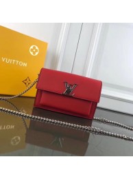 Replica Louis Vuitton MYLOCKME BB CHAIN LOUISE M63471 red JH01670gn30