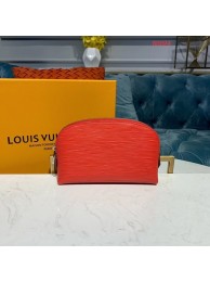 Replica Louis vuitton original Epi Leather COSMETIC POUCH PM M52030 Coquelicot JH00926vJ33