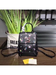 Replica Louis Vuitton Original leather LOCKME BACKPACK MINI 54574 black JH00001vX33