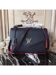 Replica louis vuitton original Leather MY LOCKME 54849 dark blue JH00531QF99