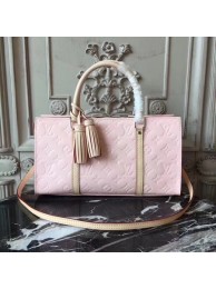 Replica Louis vuitton original Monogam vernis NEO TRIANGLE Tote Bag 96052 pink JH00201vf92