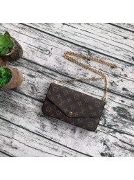 Replica Louis vuitton original monogram canvas pochette felicie M61276 JH00244HV92