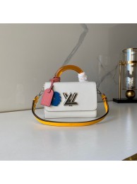 Replica Louis vuitton original TWIST Medium tote bag M56132 white JH00465Pg26
