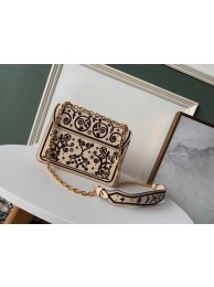 Replica Louis Vuitton TWIST MM Original Leather Bag M53934 Apricot JH00807pe68