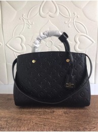 Replica Luxury Louis vuitton mongram empreinte MONTAIGNE N41046 black JH01217hA88