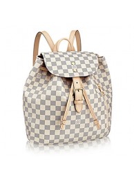 Top Knockoff Louis Vuitton Damier Azur Canvas Sperone Backpack N41578 JH00869Pd13
