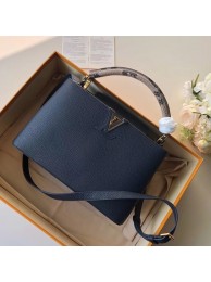 Top Louis Vuitton CAPUCINES PM M51814 dark blue JH01391RL31