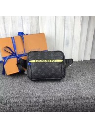 Top Louis vuitton monogram canvas waist pack SAC CEINTRE PM M42828 black JH00157Tj43