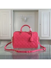Top Louis Vuitton Monogram Empreinte 30CM Tote Bag M91330 Rose JH01068Oq54