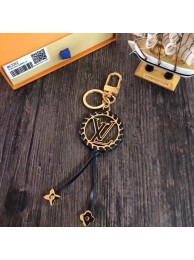 Top Louis Vuitton VERY BAG CHARM AND KEY HOLDER M63081 Black JH01715eB82