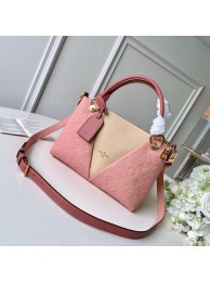 Top Replica Louis vuitton original V TOTE BB M53886 Pink&beige JH01390Qt73